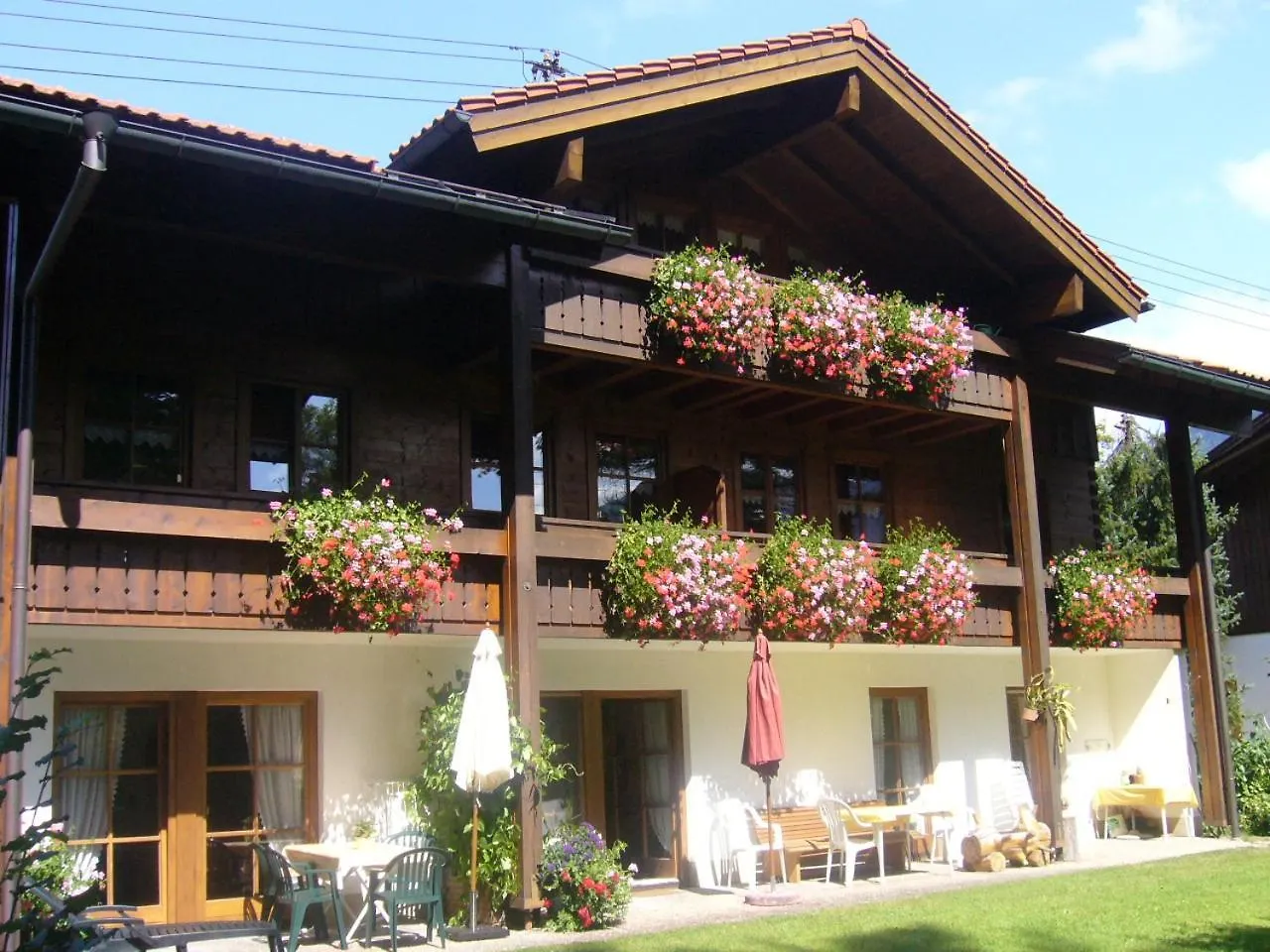 Holzhaus Lang Daire Langenwang Almanya